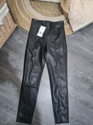 Leggings cuero 