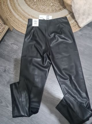 Leggings cuero 