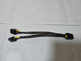 Cable  PCIe dual de 2 x 8 pines (6+2) y 8 pines