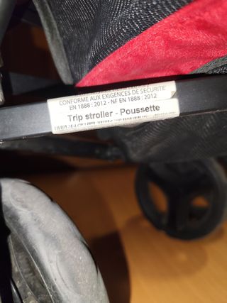 Inglesina trip stroller - poussette + plástico