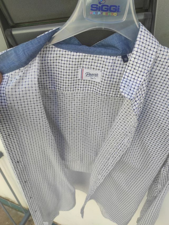Camicia da ragazzo età 16 anni pascia