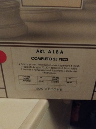 Completo bagno dote matrimoniale