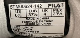 NUEVO Fila zapatillas deportivas Núm 37.5
