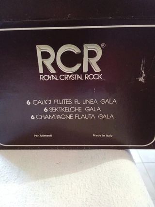 flute da champagne in cristallo 