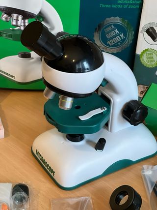 LEIDIMUS Green  Juego de microscopio portátil