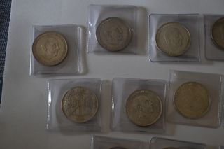 Moneda de plata 100 pesetas 1966 *66, *67 y 68*