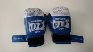 Charlie años 90 F.E.B. 8-OZ Guantes de Boxeo