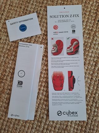Silla de coche CYBEX SOLUTION Z FIX