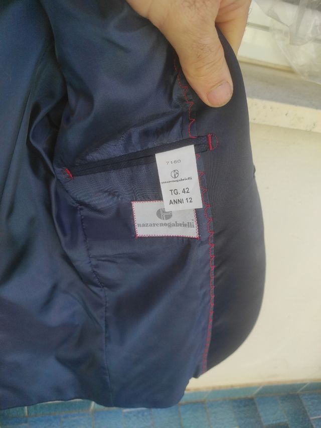 Abito da maschietto colore blu