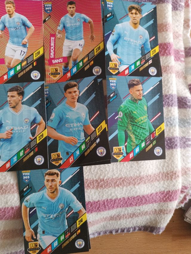 Fan set Manchester City Adrenalyn 23-24