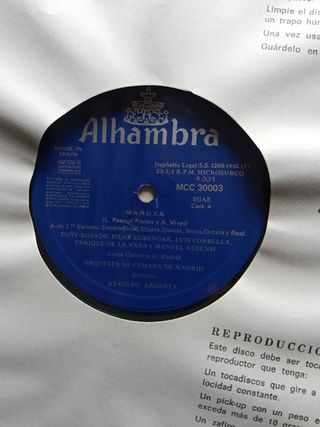 Vinilo caja lujo Maruxa