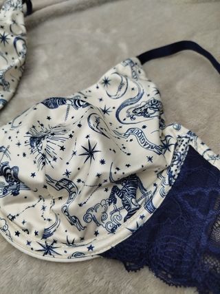 Sujetador estampado celestial