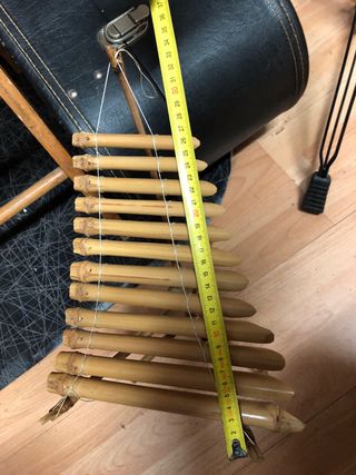 Xilófono de bambú de Vietnam