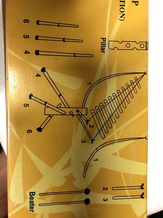 Xilófono de bambú de Vietnam