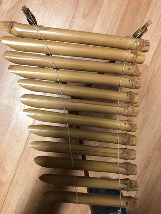 Xilófono de bambú de Vietnam