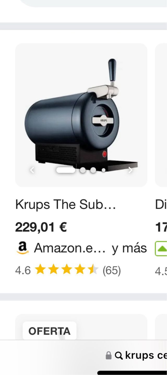 Grifo de cerveza krups