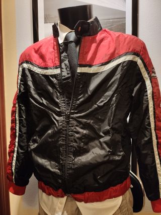 Cazadora motera nylon biker