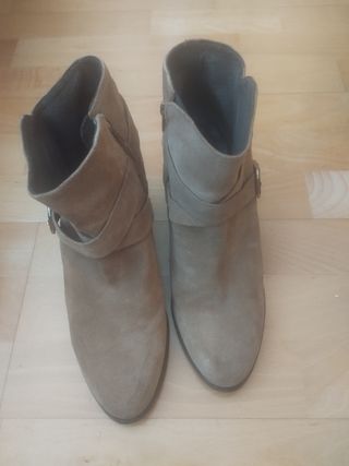 Botines en piel de serraje Fosco 
