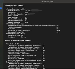 Macbook Pro 13" con touchbar y touchid