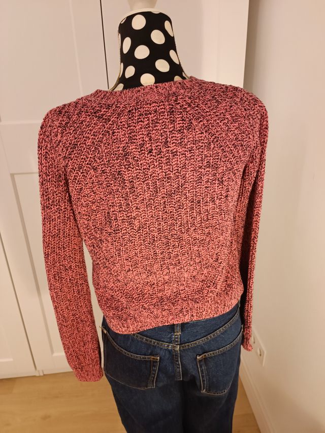 Jersey de punto H&M Rosa y Negra Talla XS