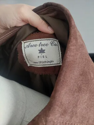 Cazadora ante piel el.corte inglés