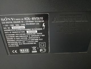 Televisión Sony KDL-40V5610