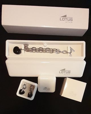 Pulsera y Pendientes LOTUS