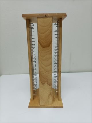 Soporte CD'S madera