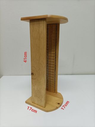 Soporte CD'S madera