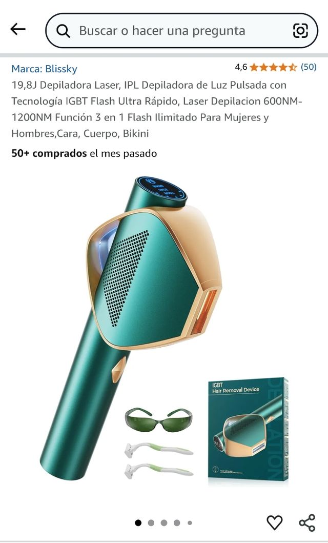 Depiladora laser IPL - SIN ESTRENAR