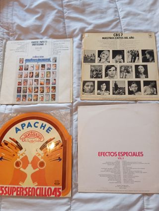 Lote de 4.vinilos antiguos