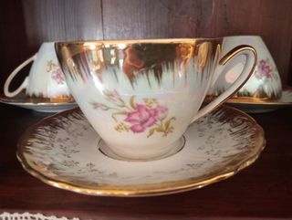 5 tazze da tè con zuccheriera Bavaria