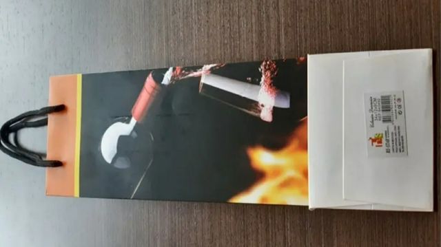 Bolsa de Papel para Botella de Vino