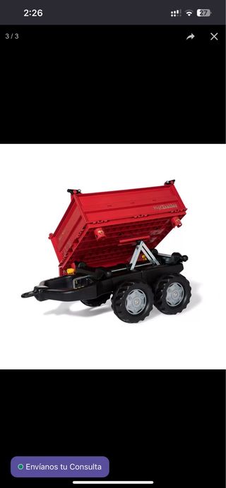 Tractor de PEDALES - rollyXTrac Premium