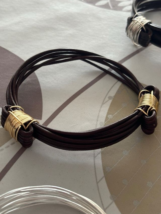 Pulseras africanas tipo pelo elefante