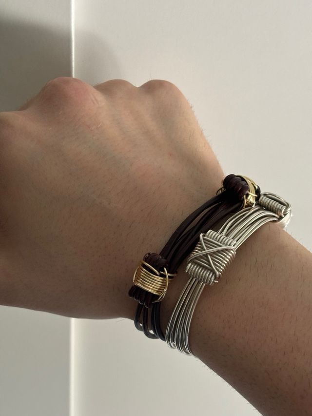 Pulseras africanas tipo pelo elefante