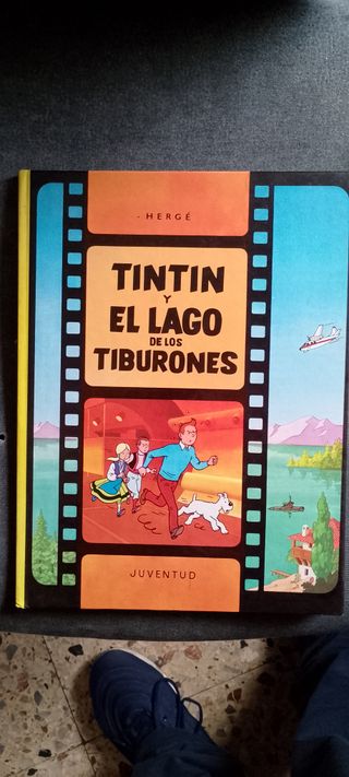 Tintín y el lago de los tiburones (cartoné)