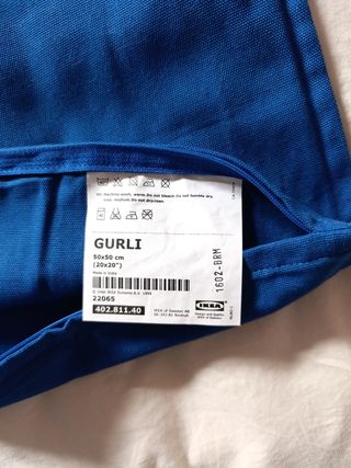 Fundas cojín azul marino