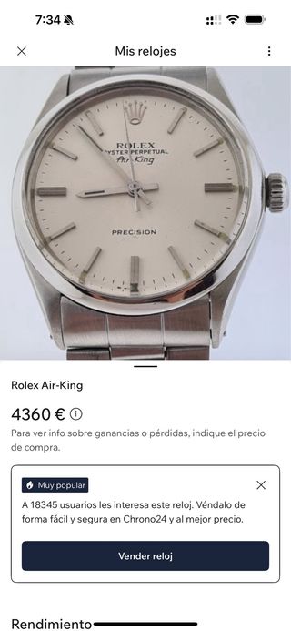 Rolex Oyster Perpetual airking 5500