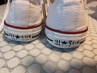 All star white converse