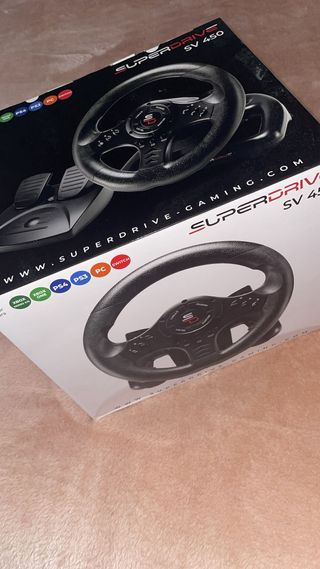 Volante con pedales Sv450