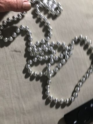Collar bola plata