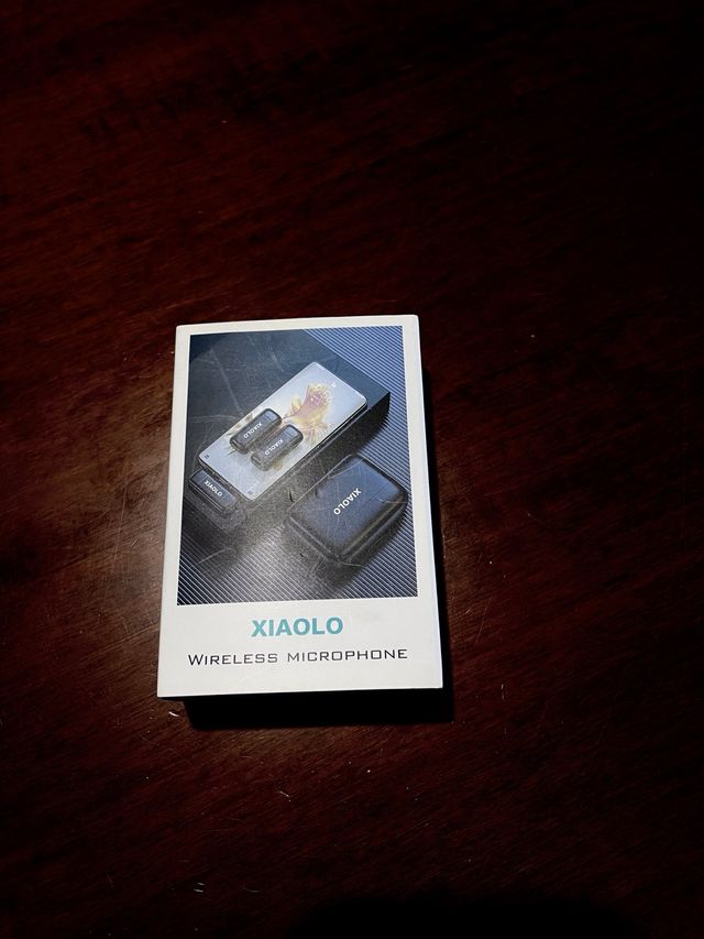 XIAOLO doble micrófono lavalier inalámbrico