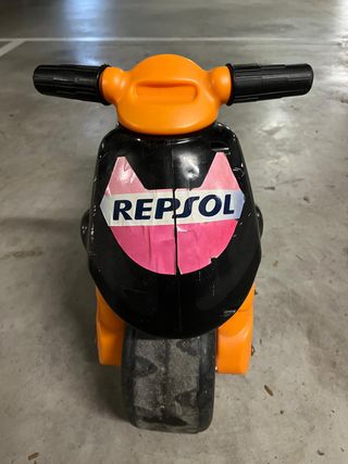 Moto Correpasillos Repsol para niños
