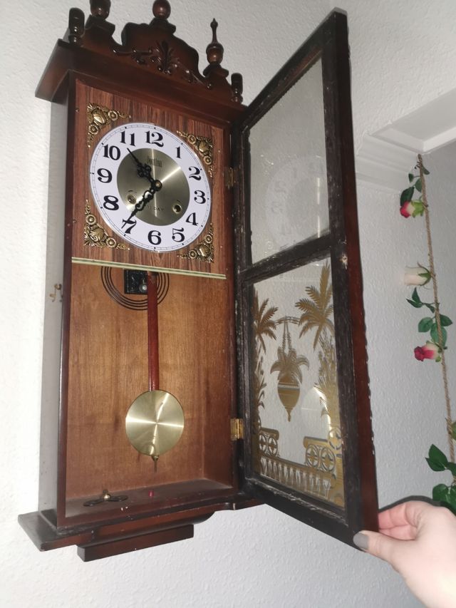 URGENZA!! OROLOGIO A PENDOLO DA PARETE RETTANGOLARE COLORE CA