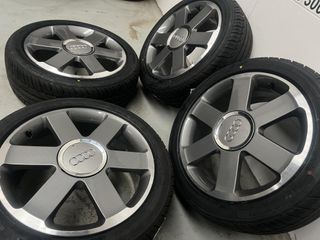 JUEGO LLANTAS ORIGINAL AUDI 17 PULGADAS 5x112