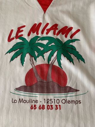 Camiseta Retro Le Miami Francia