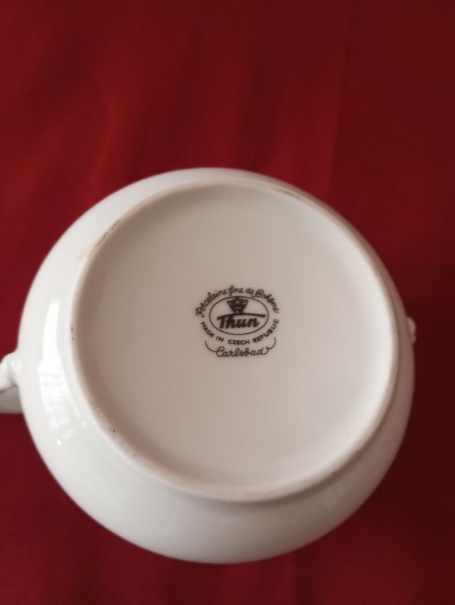 Azucarera, mini bombonera porcelana