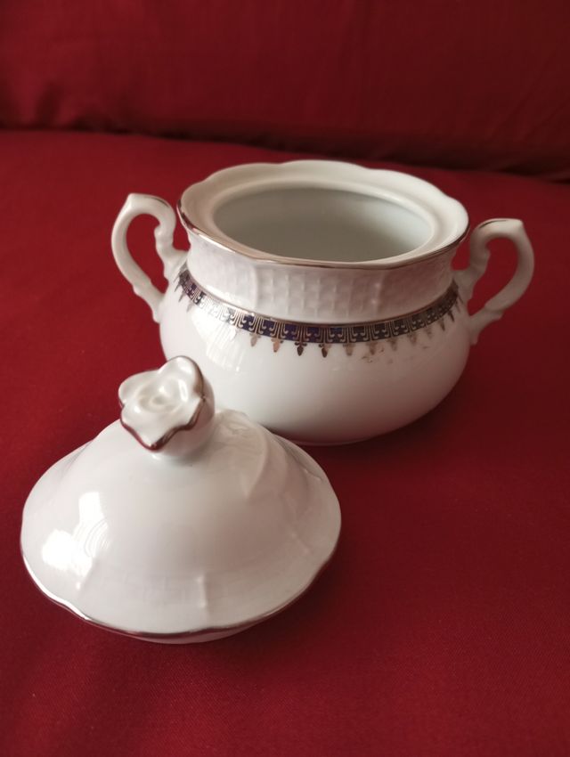 Azucarera, mini bombonera porcelana