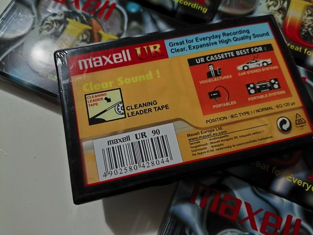 Casetes maxell